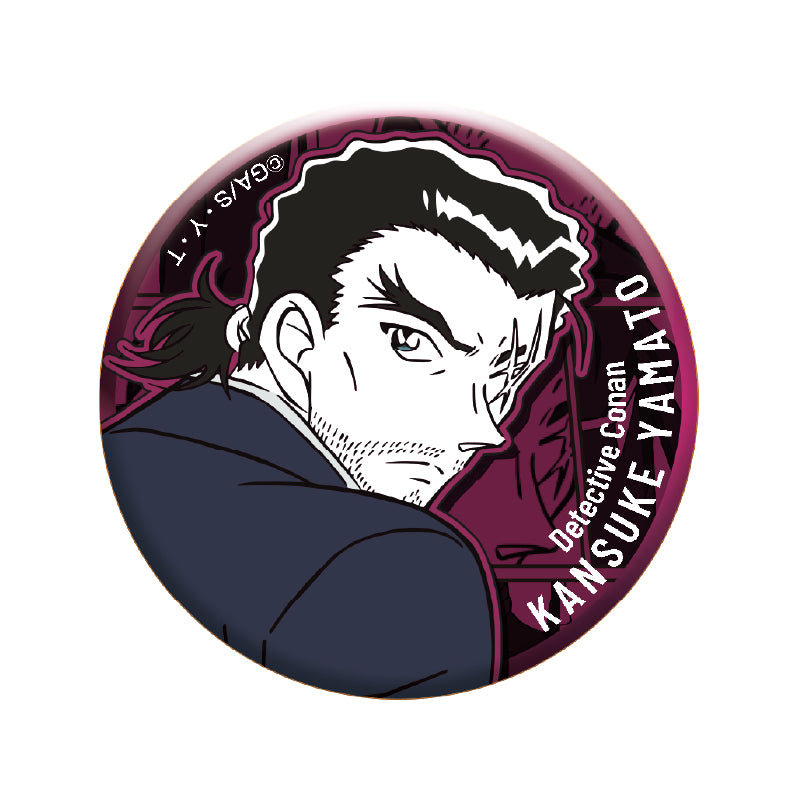名探偵コナン コナンプラザ 缶バッジ 大和敢助 名探偵コナン アート缶バッジ＿大和 敢助/ぷちコスモ