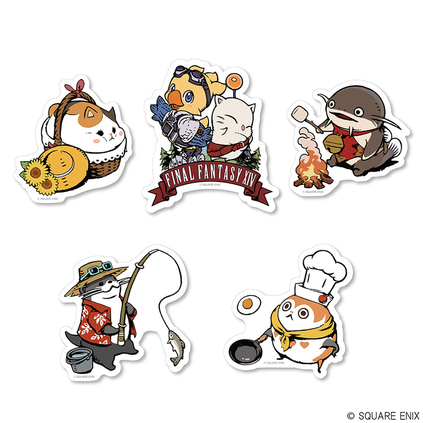ファイナルファンタジーXIV アウトドアステッカーセット [スクウェア