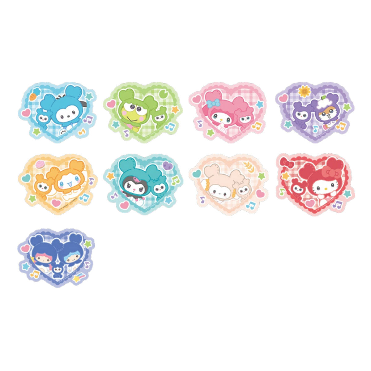 TWICE サンリオ ステッカー コンプリート TWICE×サンリオ ステッカー TL×SC 1種[サンスター文具][雑貨] 価格:495