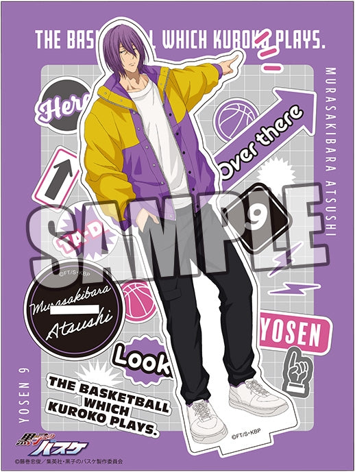 黒子のバスケ SNS風アクリルスタンド キャラフレーム 紫原敦 エンスカイ 受注 黒子のバスケ SNS風アクリルスタンド キャラフレーム 紫原敦