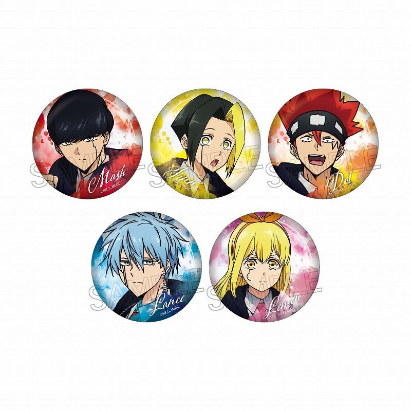 アニメ「マッシュル-MASHLE-」 ウェットカラーシリーズ 缶バッジ 1箱5