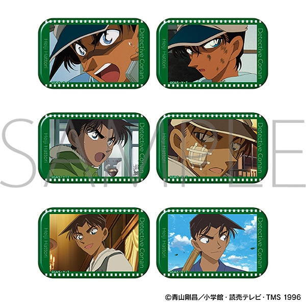 名探偵コナン 缶バッジ 新一 平次 名探偵コナン スクエア缶バッジコレクション/服部平次 1箱6個入り