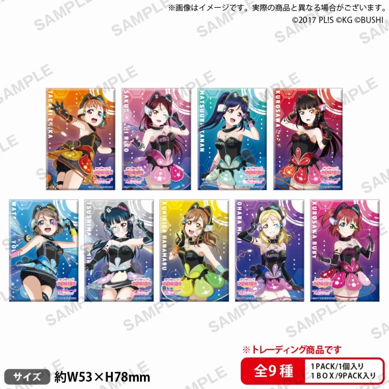 ラブライブ!スクールアイドルフェスティバル しかくい缶バッジ 