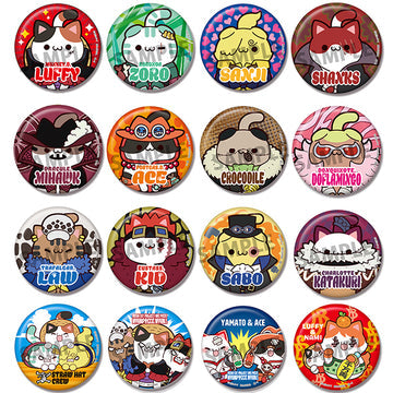 MEGA CAT PROJECT ワンピース ニャンピースニャーン! 缶バッジコレクション 1箱16個入り [メガハウス][トレーディング]