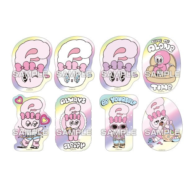 エスターバニー キャラカットステッカーガム 1箱16個入り [エンスカイ][キャンディトイ]