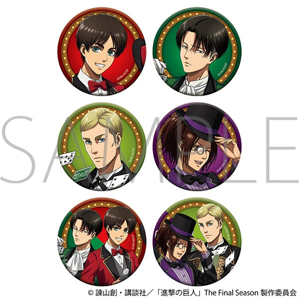 進撃の巨人 ホロキャラバッジコレクション ~マジシャン~ 1箱6個入り [ムービック][トレーディング]