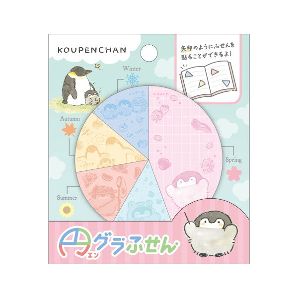 コウペンちゃん 円グラふせん ②きせつ [エンスカイ][GOODS]