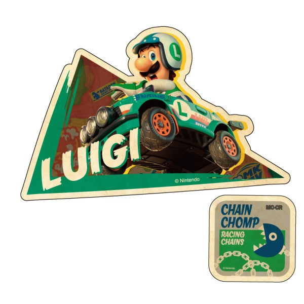 Mario Kart World Travel Stickers, 2-Pack: (3) Luigi [Ensky][GOODS]
