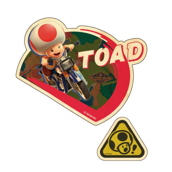 Mario Kart World Travel Sticker Set of 2 (5) Toad [Ensky][GOODS]