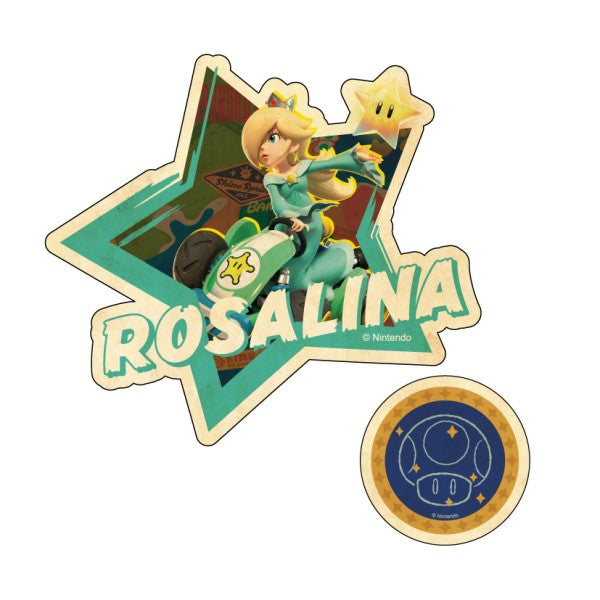 マリオカートワールド トラベルステッカー 2枚セット ⑥ロゼッタ [エンスカイ][GOODS]