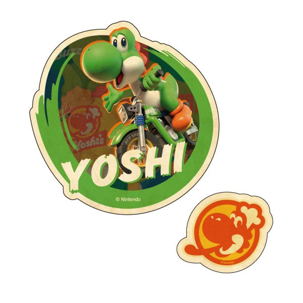 Mario Kart World Travel Sticker Set of 2: (7) Yoshi [Ensky][GOODS]