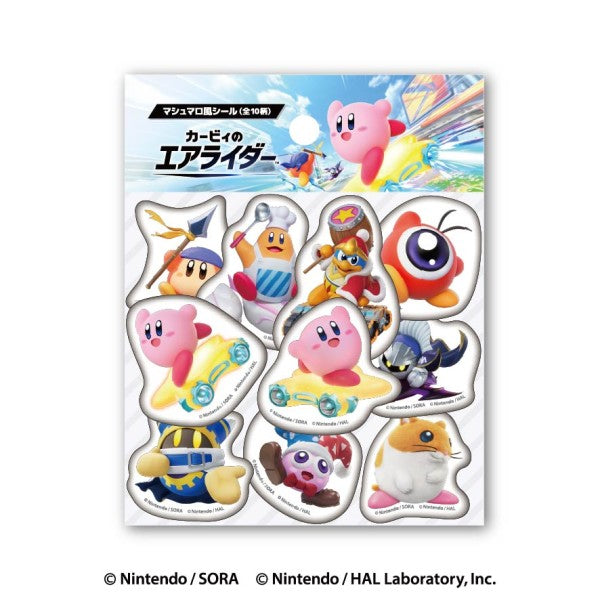 Kirby Air Ride Marshmallow-style Stickers [Ensky][GOODS]