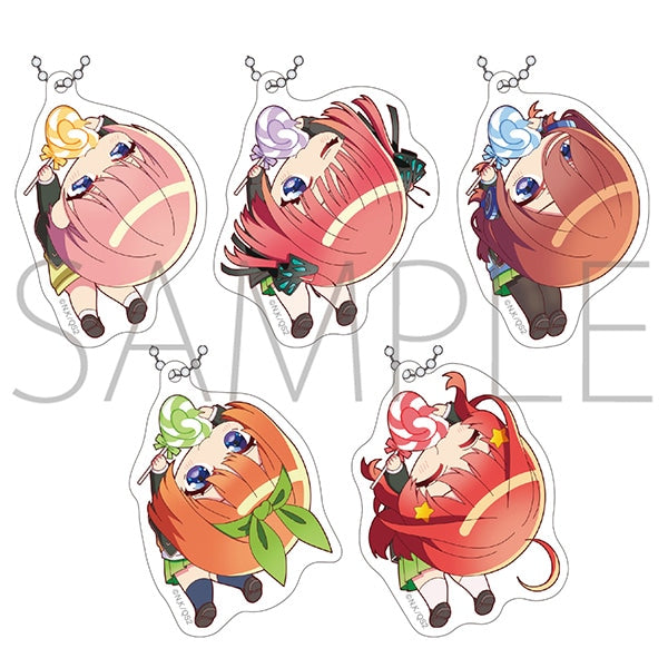 The Quintessential Quintuplets* Capriccio Acrylic Keychain Collection Box of 5 [Movic][Trading]