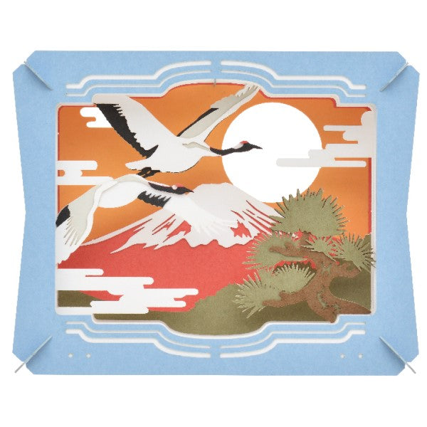 ペーパーシアター PT-324 富士山と鶴 [エンスカイ][GOODS]
