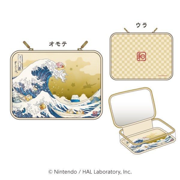 星のカービィ ふわふ和コレクション クリアポーチ プププ三十六景 フロートアイランズ沖浪裏 [エンスカイ][GOODS]