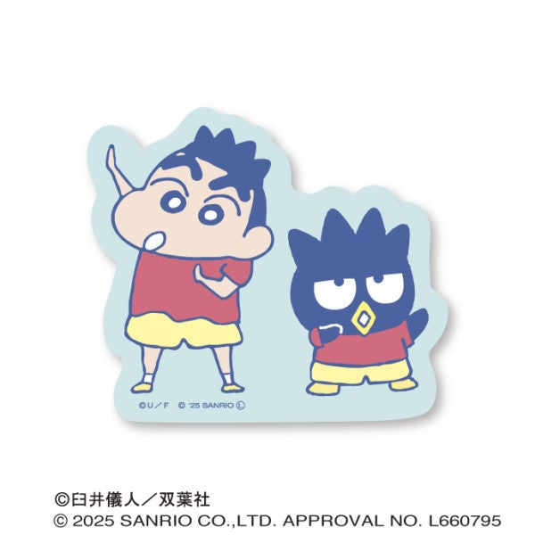 クレヨンしんちゃん×はぴだんぶい オラのともだち ダイカットステッカーミニ① [エンスカイ][GOODS]