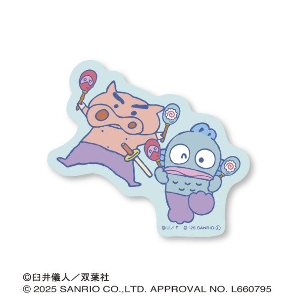 クレヨンしんちゃん×はぴだんぶい オラのともだち ダイカットステッカーミニ② [エンスカイ][GOODS]
