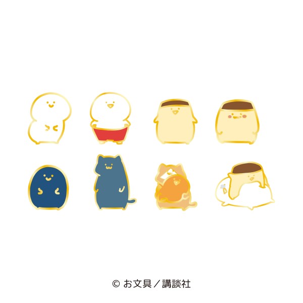 お文具といっしょ ピンズコレクション 1箱 8個入[エンスカイ][トレーディング]