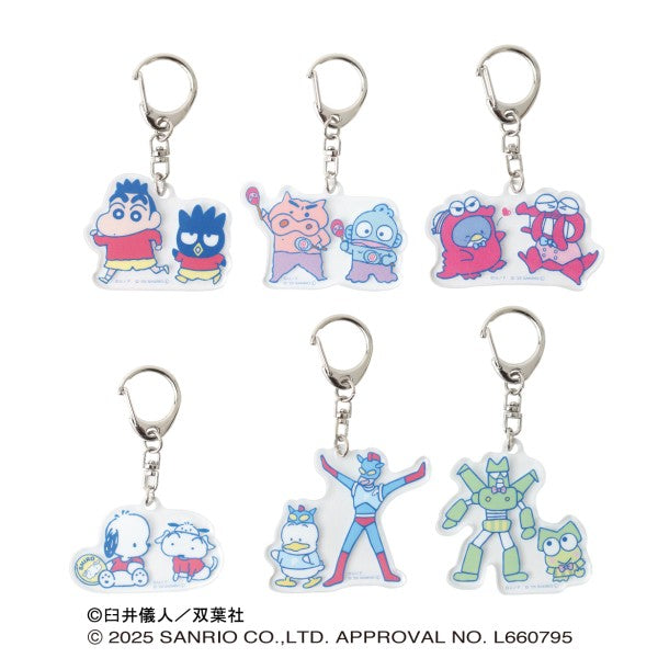 クレヨンしんちゃん×はぴだんぶい アクリルキーホルダーコレクション 1箱6個入り [エンスカイ][トレーディング]