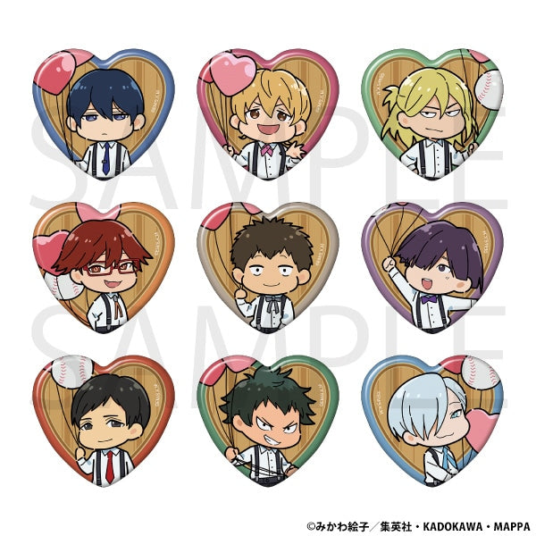 Oblivion Battery Heart-shaped Can Badge Collection (Box of 9) [Movic][Trading]