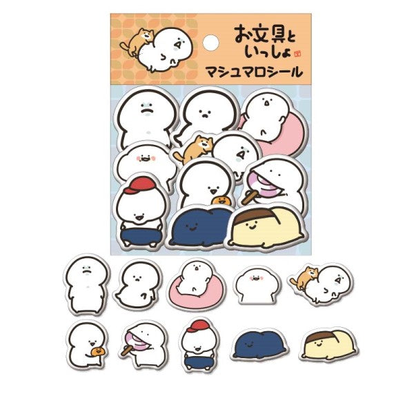 お文具といっしょ マシュマロシール③[エンスカイ][GOODS]