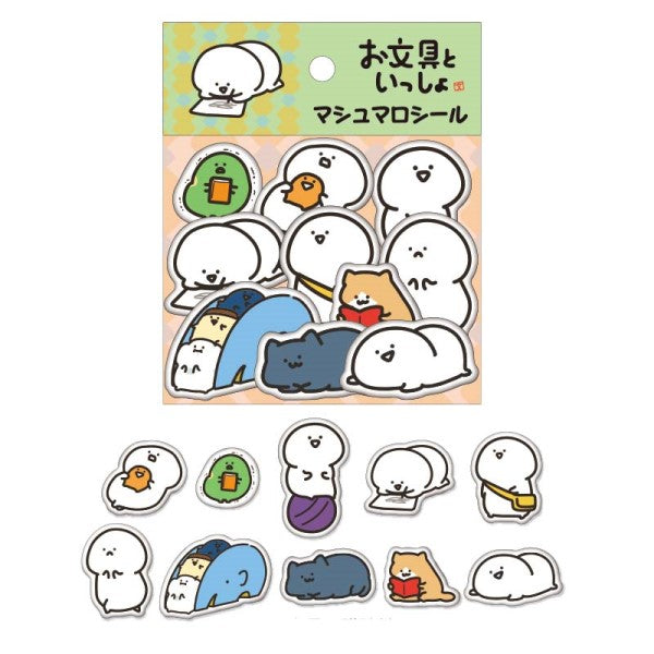 お文具といっしょ マシュマロシール④[エンスカイ][GOODS]