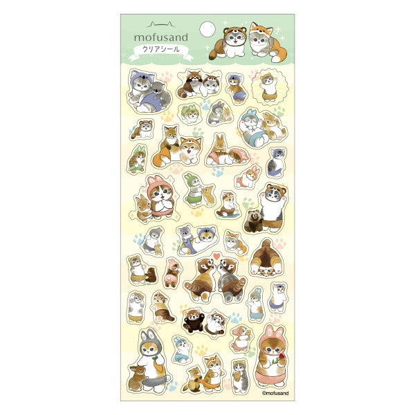 mofusand クリアシール⑨ [エンスカイ][GOODS]