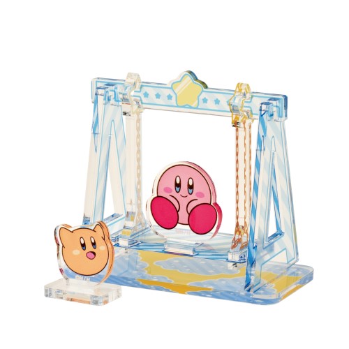 星のカービィ うごくジオラマアクリルスタンド③ブランコ(カービィ&amp;スカーフィ) [エンスカイ][GOODS]