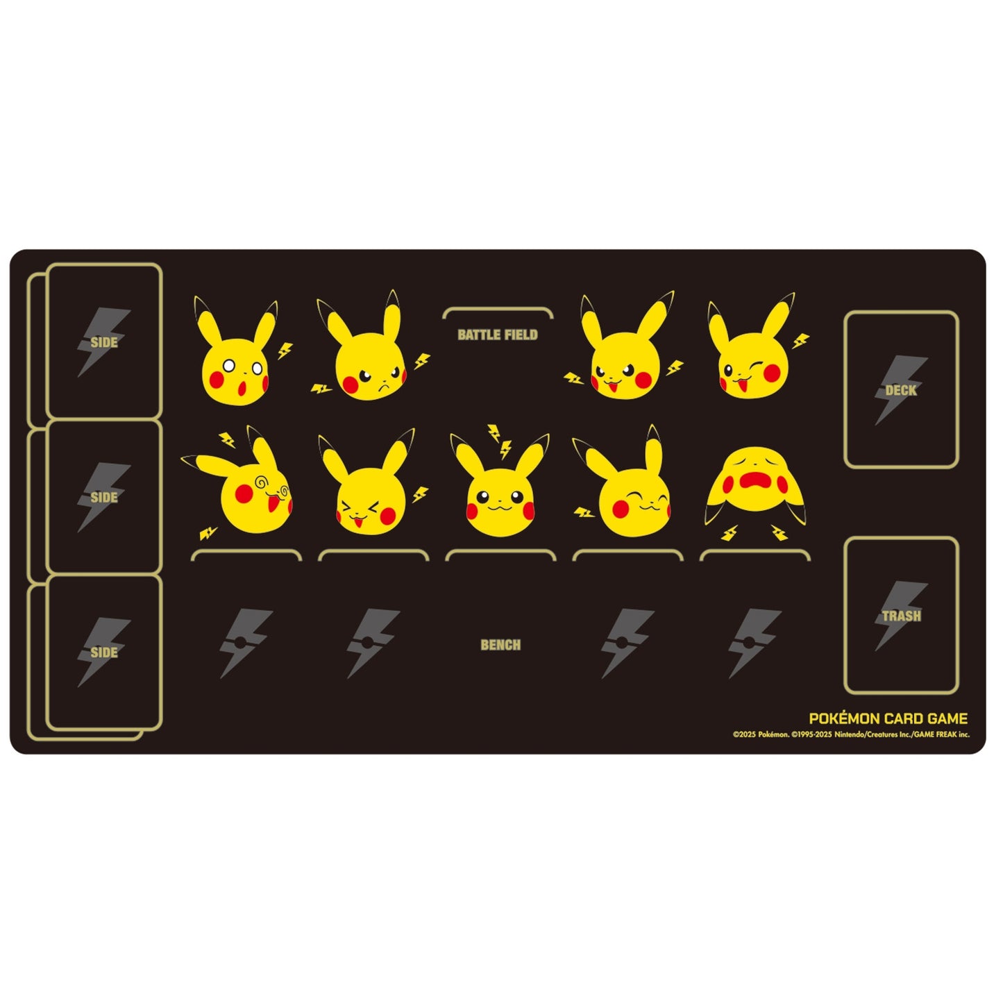 Pokémon Card Game Rubber Playmat Pikachu and Thunder [Pokémon][Card Supplies]