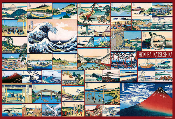 1000-090葛飾北斎 冨嶽三十六景コレクション [ビバリー][ジグソー]