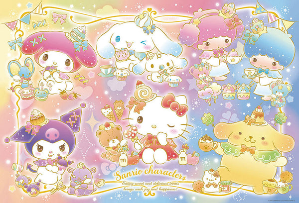1000-125 サンリオキャラクターズ キラキラおやつタイム [ビバリー][ジグソー]