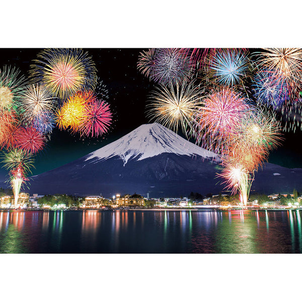1000-162 富士望む河口湖の花火 [ビバリー][ジグソー]