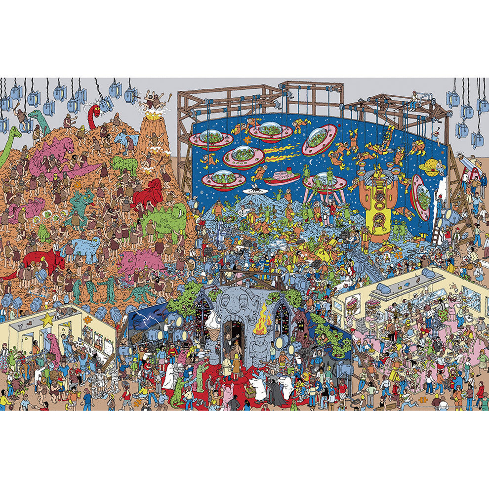 1000-167Where's Wally? 恐竜、エイリアン、おばけ [ビバリー][ジグソー]