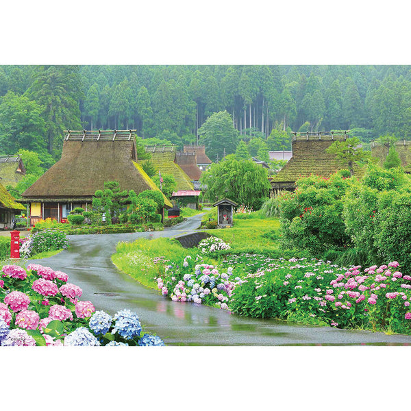 1000M-034 あじさい咲く美山町 [ビバリー][ジグソー]