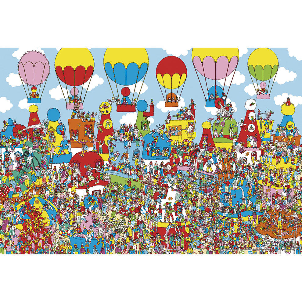 1000M-041Where's Wally? ピエロのまちはおおさわぎ [ビバリー][ジグソー]