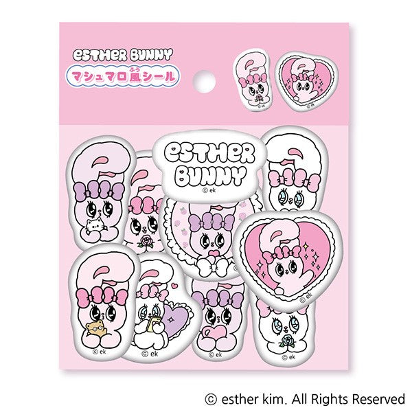 Esther Bunny Marshmallow-Style Stickers [Ensky][GOODS]