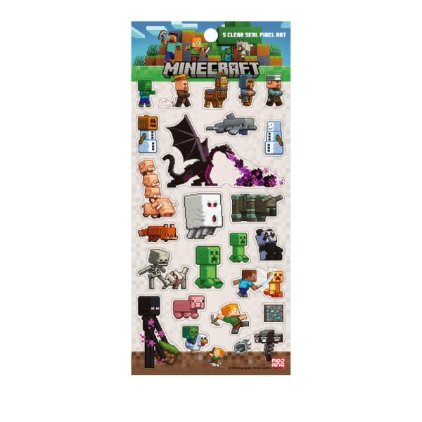 MINECRAFT マインクラフト クリアシール ⑤PIXEL ART [エンスカイ][GOODS]