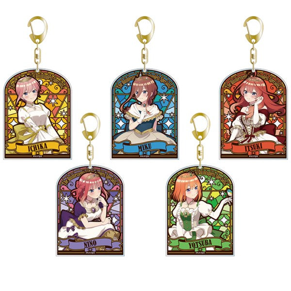 五等分の花嫁* ステンドグラス風トレーディングアクリルキーホルダー 1箱5個入り [エンスカイ][トレーディング]