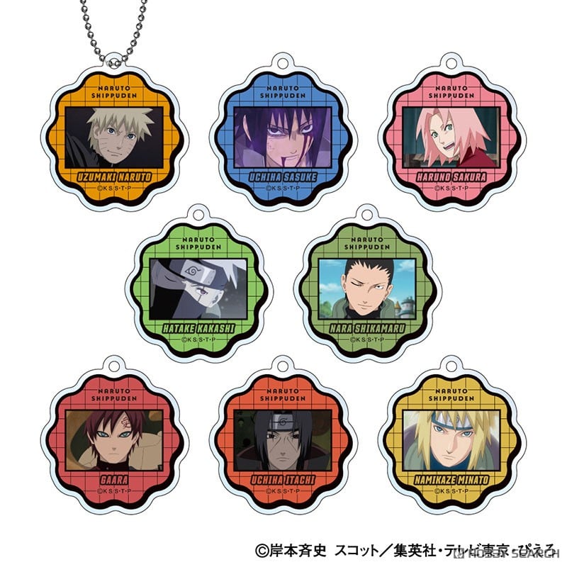 NARUTO-ナルト- 疾風伝 アクリルキーホルダー 1箱8個入り [ジーベック][GOODS]