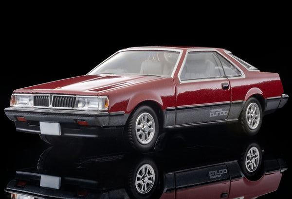 LV-N69c トヨタ コロナ ハードトップ 1800GT-TR (ワイン/グレー) 84年式 [トミーテック][ミニカー]