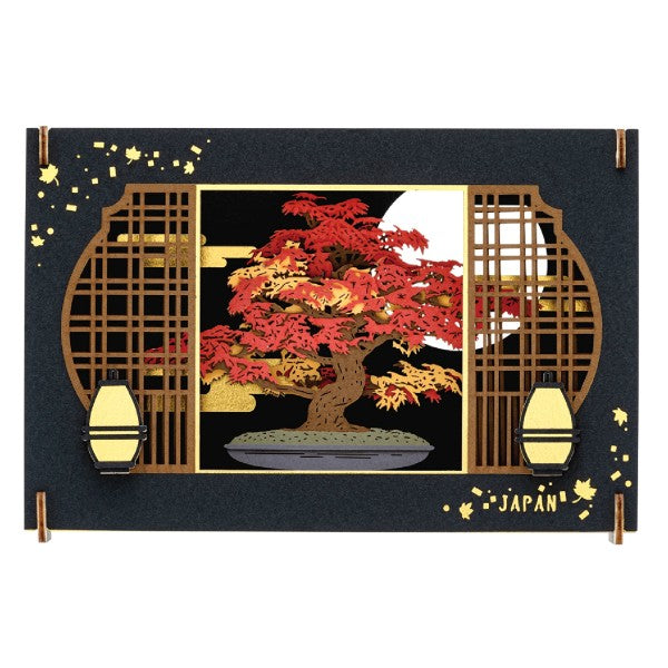 ペーパーシアター -ウッドスタイル- PT-WL32 BONSAI - 紅葉 - [エンスカイ][GOODS]