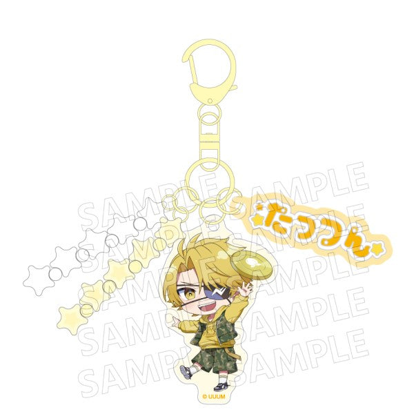 Colorful Peach Jarajara Keychain - Karapichi Picnic - Tatsu - [Ensky][GOODS]