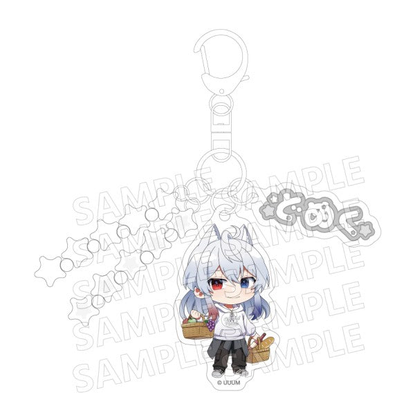 Colorful Peach Jangly Keychain - Karapichi Picnic Donuku [Ensky][GOODS]
