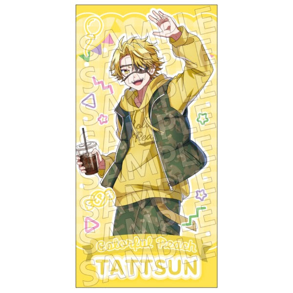Colorful Peach Visual Bath Towel - Karapichi Picnic - Tatsun [Ensky][GOODS]