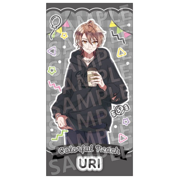 Colorful Peach Visual Bath Towel - Karapichi Picnic Uri [Ensky][GOODS]