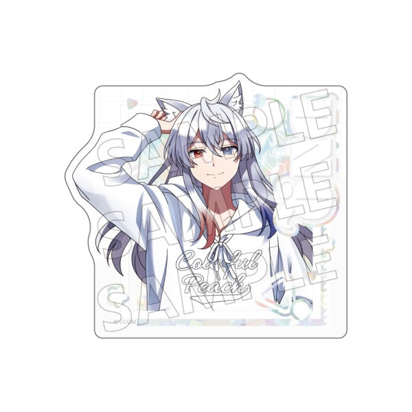 Colorful Peach Prism Travel Sticker: Karapichi Picnic - Donuku [Ensky][GOODS]