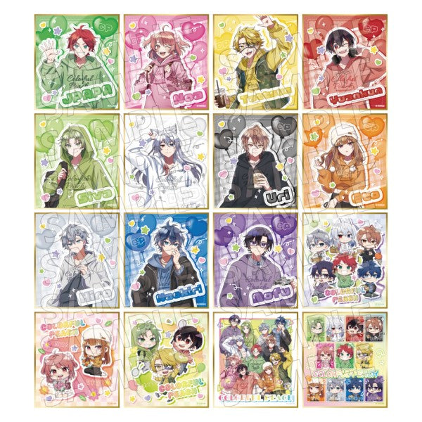 Colorful Peach Shikishi Collection - Karapichi Picnic 1 Box of 16 Pieces [Ensky] [Trading]