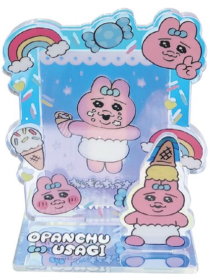 おぱんちゅうさぎ オーロラフォトスタンド アイスパーティー[ティー・シー・ピー][GOODS][新作]