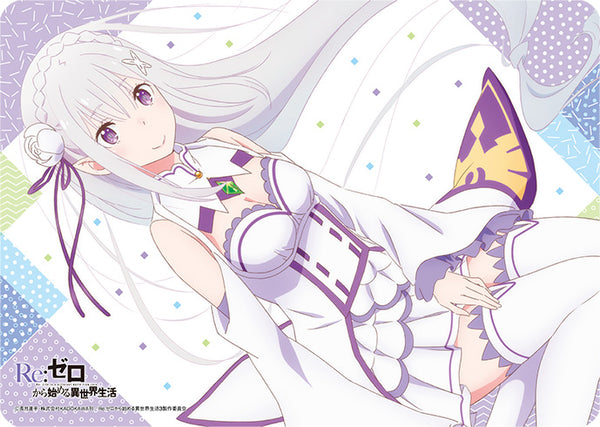 キャラクター万能ラバーマット Re:ゼロから始める異世界生活「エミリア」Ver.2 リバイバル [ブロッコリー][カードサプライ]