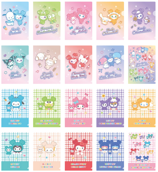 TWICE×サンリオ クリアファイルミニ TL×SC  1種[サンスター文具][雑貨]